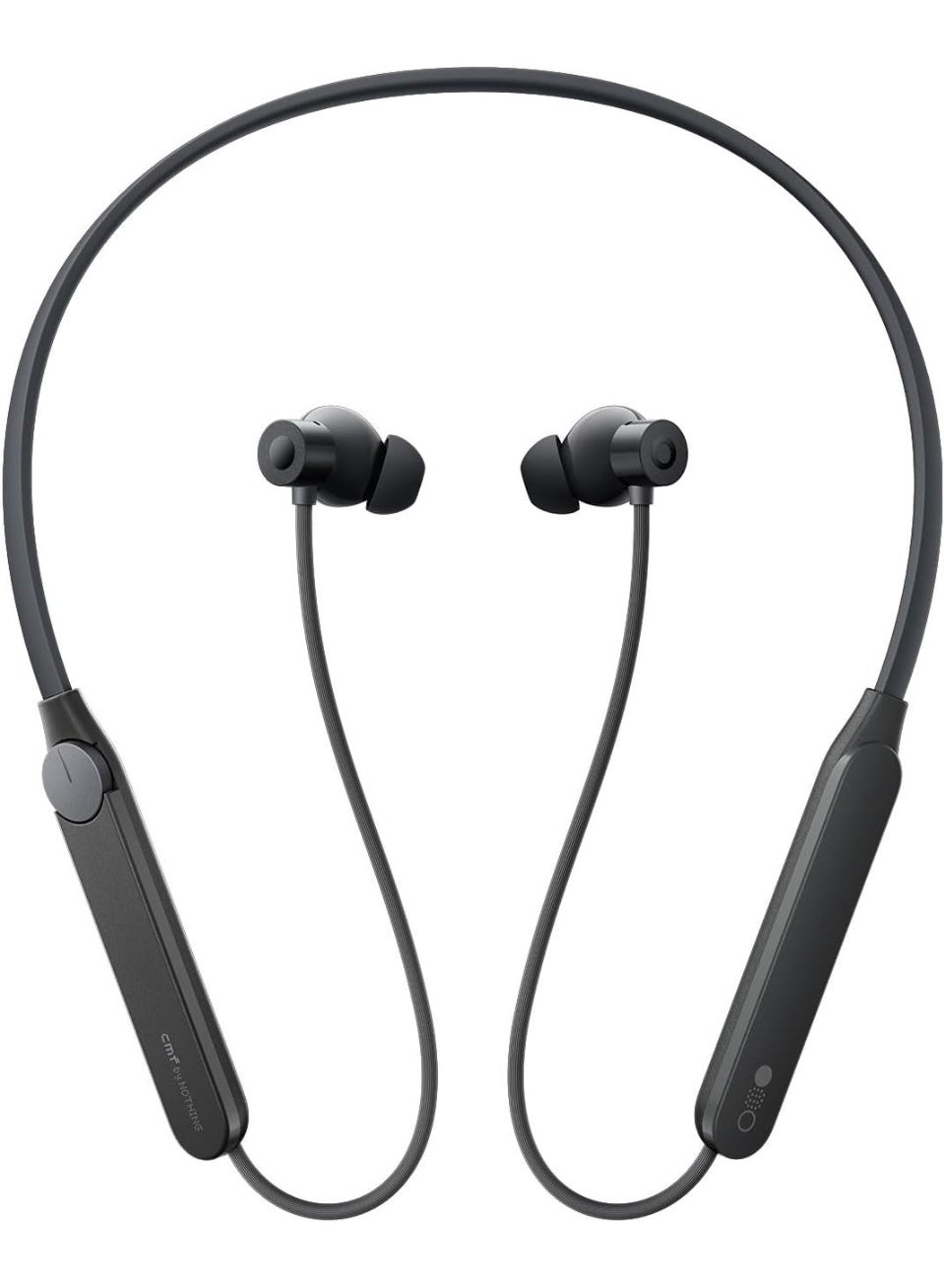 CMF BY NOTHING NECKBAND Pro Bluetooth headphones,50dB Hybrid Active Noise cancelling earbuds with 5 HD Mics,IP55 BT5.3 37Hours long play time Dual Device connection neckband headphones-Dark Grey